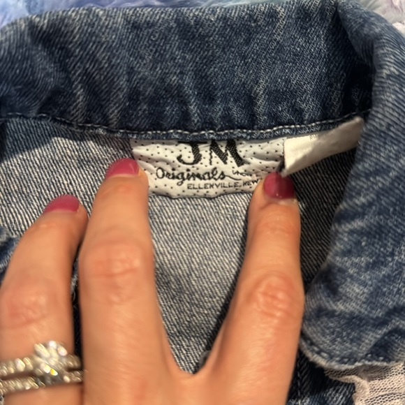 TOO CUTE!! Vintage JM Originals Denim Vest - Picture 2 of 3